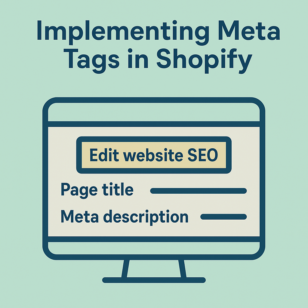 implementing-meta-tags-in-shopify-graphic-with-edit-website-seo-page-title-and-meta-description